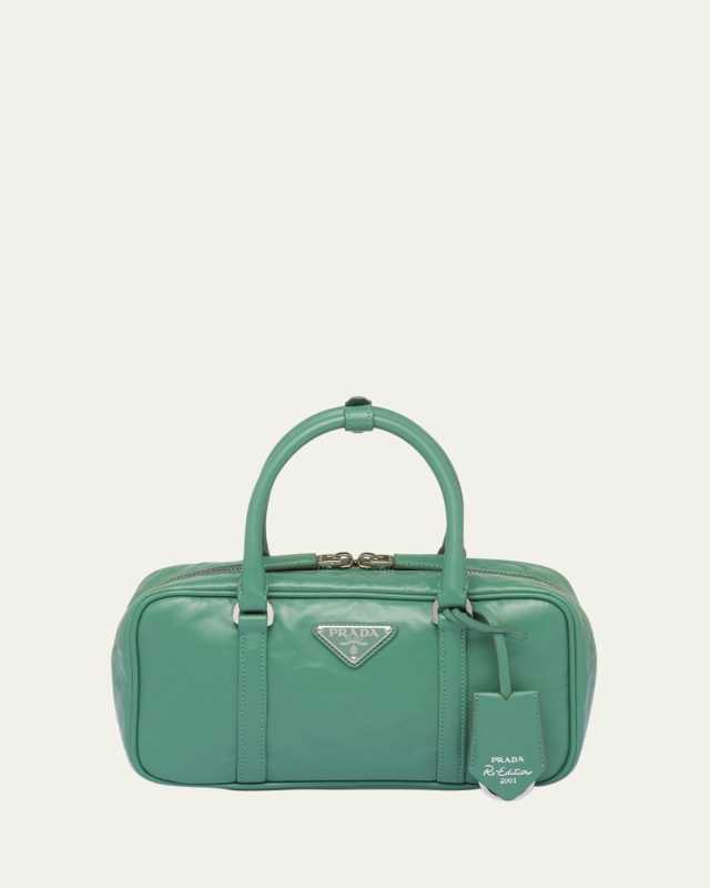 Napa Leather Top-Handle Bag